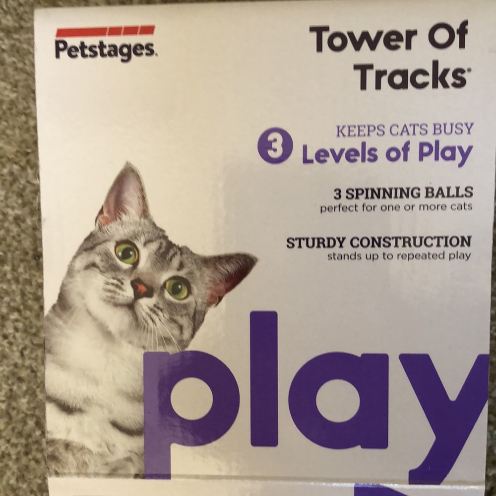 090. Petstages Tower of Tracks Toy - Picture 3 of 3